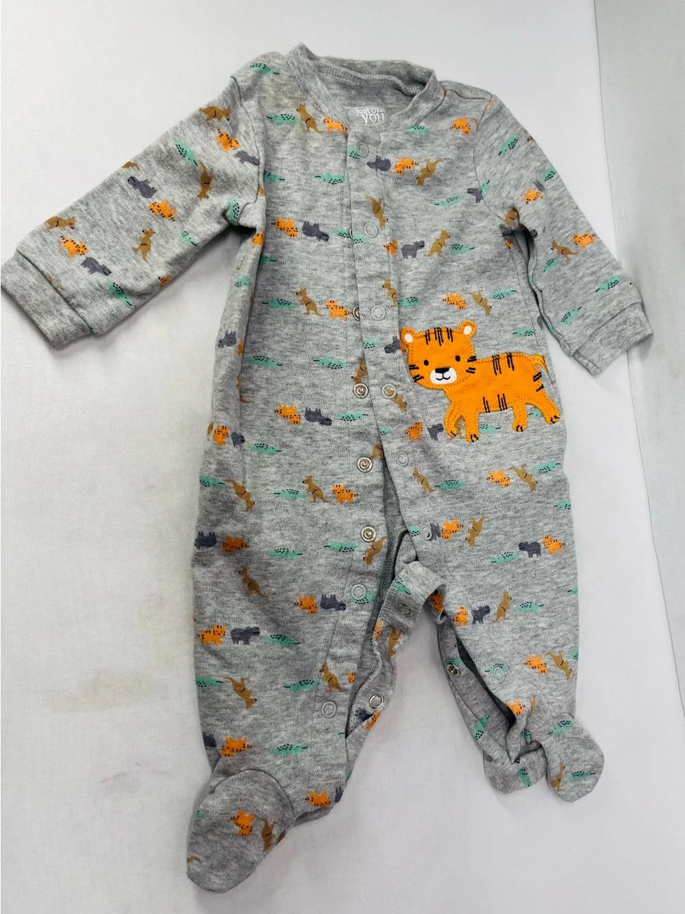 Justice Pink Baby Bodysuit Set with Heart, Gems & Dino‎ Prints
